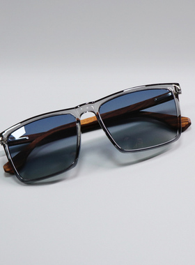 CANKUYZ原创新款偏光渐变太阳镜男时尚实木墨镜户外开车钓鱼眼镜