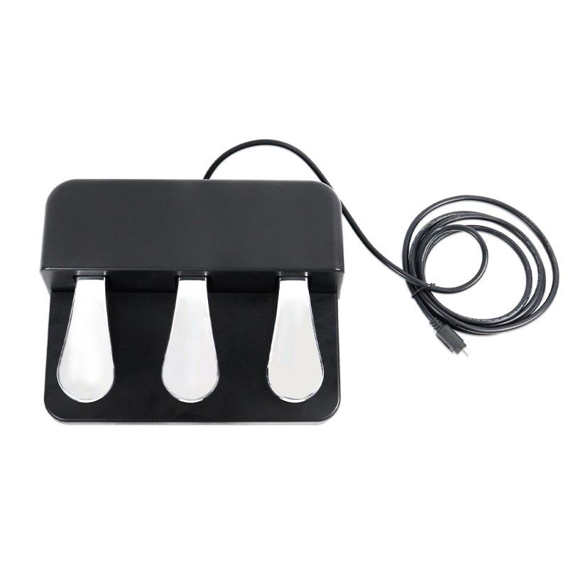 电钢琴延音三踏板 电子琴电钢琴合成器通用塑料延音踏板乐器配件 - 图3