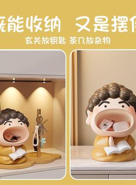 可爱佛祖玄关钥匙收纳摆件创意入户门口鞋柜家居饰品乔迁新居礼物