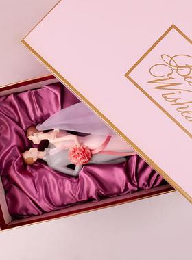 欧式结婚礼物送闺蜜一对情侣影楼装饰品新婚实用情人节婚房摆件