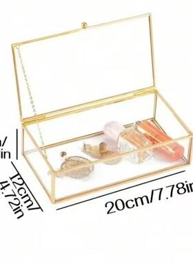 厂家供应几何销玻璃花房 心形玻璃首饰收纳盘 创意客厅装饰水果盘