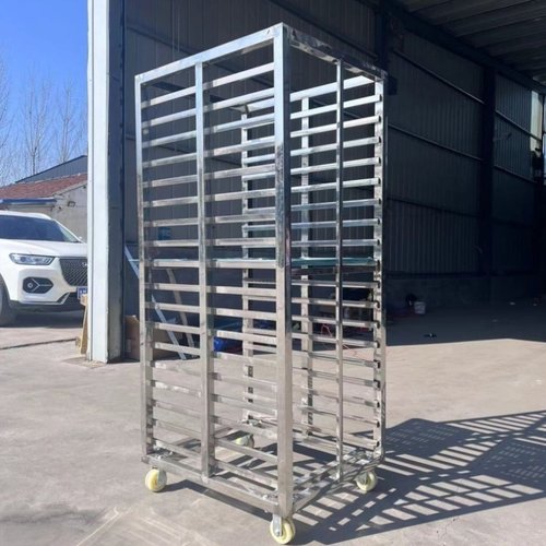 不锈钢周转车推车商用馒头简易多层加热蒸箱带轮定制加厚蒸车移动 - 图0