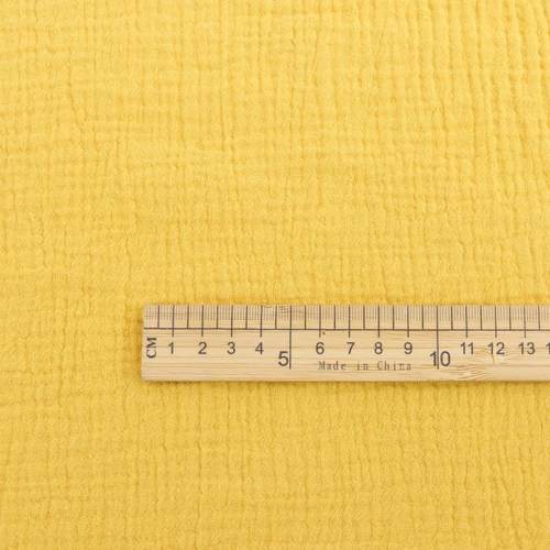 全棉双层纱布染色绉布 纯棉水洗棉泡泡纱布 月子服婴童睡衣面料 - 图2