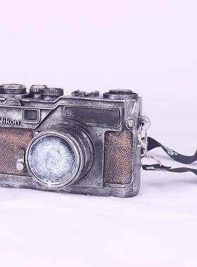 复古怀旧老式照相机模型摆件创意咖啡厅酒吧家居装饰品拍摄影道具