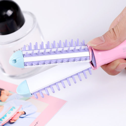 三合一卷发棒卷直两用电发夹防烫梳F齿不伤发直发器刘海内扣大卷 - 图2