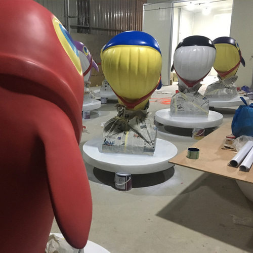 玻璃钢商场游泳馆海豚道具 海洋动物卡通雕塑摆放厂家制作 - 图1