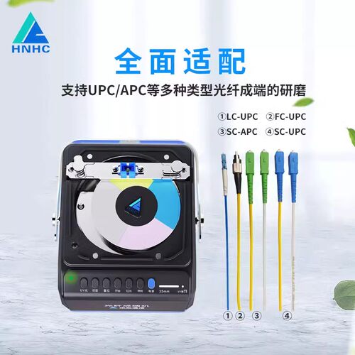 光纤成端机HY-900A现场成端FTTR/5G 机房整改/安防监控光纤施工光纤无人机机器人通信成端华豫光纤成端研磨机 - 图1