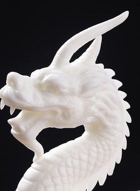 东方泥土新中式陶瓷四大神兽青龙白虎家居客厅酒柜书房博古架摆件