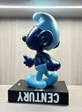 克莱因蓝精灵摆件客厅电视柜儿童
