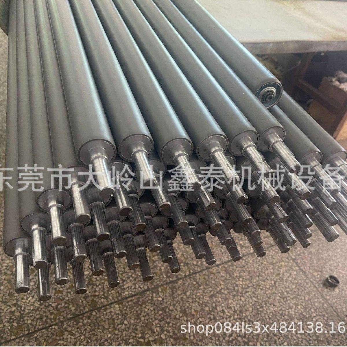 套胶滚筒 无动力套胶滚筒  包胶滚筒输送机耐用压辊胶辊胶面,淘宝优惠券,粉丝福利购,淘宝优惠卷