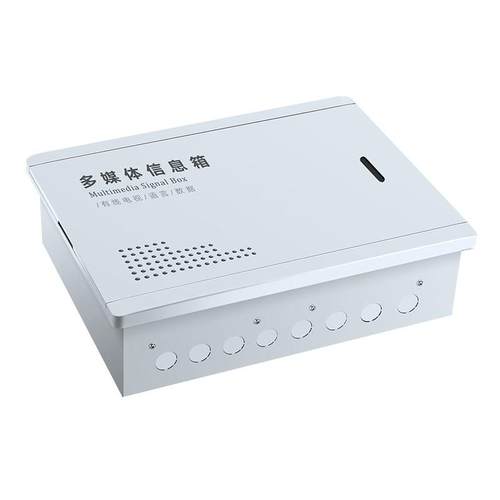 400*300家用多媒体信息箱光纤入户布线金属弱电箱暗装空箱包邮 - 图3