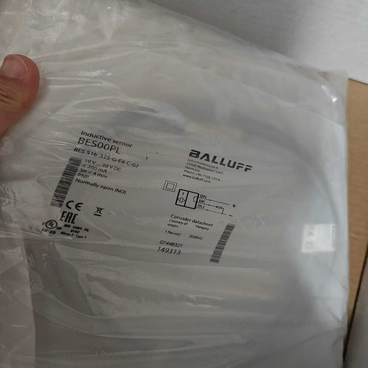 BALLUFF巴鲁夫BES00PL电感式接近开关BE~询价 - 图0