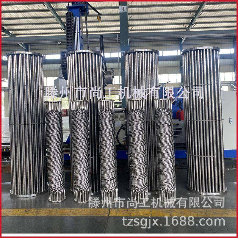 不锈钢管式换热器导热油热交换器螺旋缠绕式蒸汽换热器冷凝器 - 图1