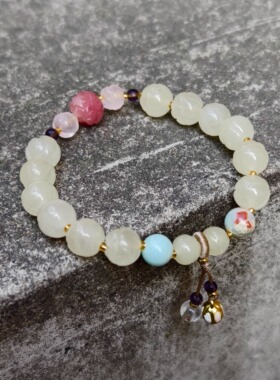 南京鸡鸣代寄荷包鼓鼓手串手链女款财运手链送人礼物文创纪念品