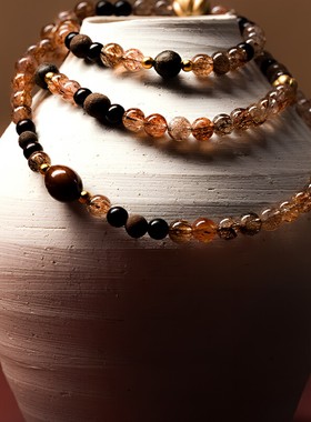 抱树BYROOTS种福108颗念珠藏香珠长链女圣诞礼物生日礼物送礼