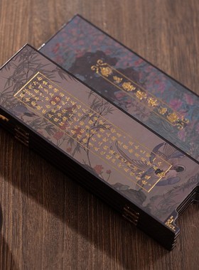 南京云锦研究所博物馆文创屏风花鸟图桌面装饰摆件新中式复古摆画