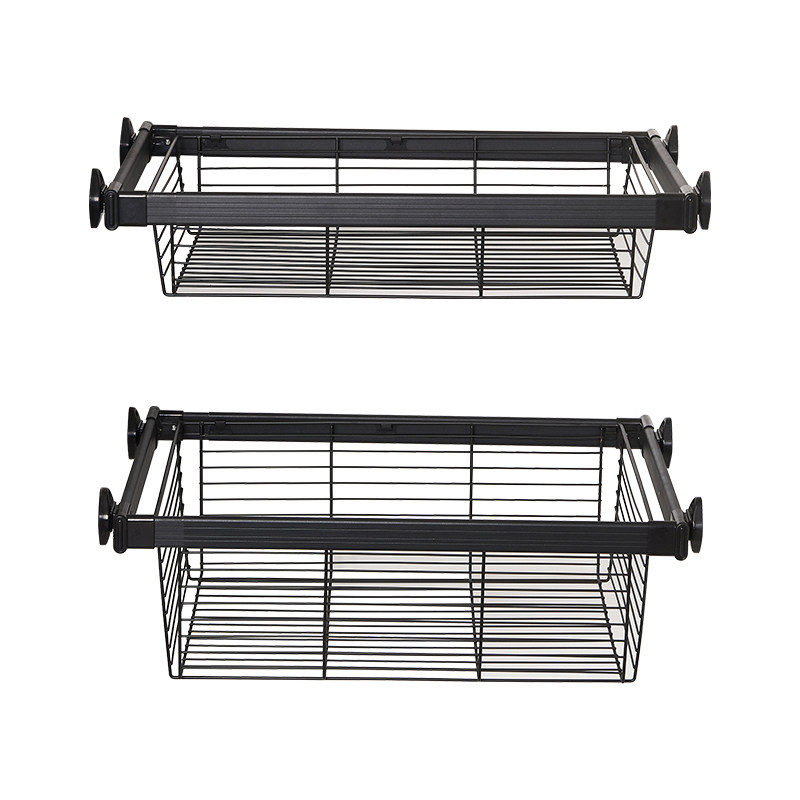 衣柜拉篮抽屉式抽拉篮伸缩裤架家用衣帽间拉篮内置收纳藤篮裤抽架,淘宝优惠券,粉丝福利购,淘宝优惠卷