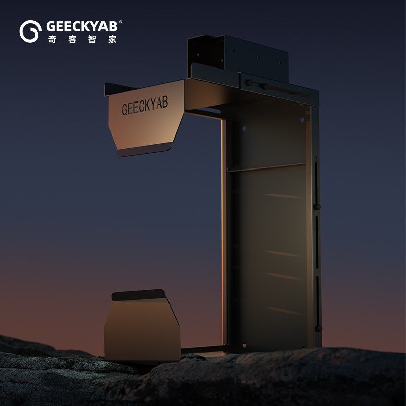 Lift table accessories computer host hanging bracket free punch hanger large, medium and small chassis hanging Y frame suspended support