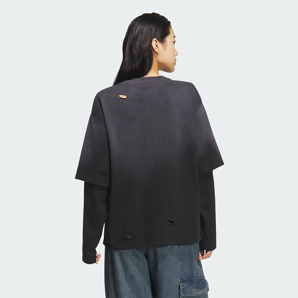 滔搏adidas阿迪达斯三叶草女子运动休闲假两件圆领短袖T恤KS6112,淘宝优惠券,粉丝福利购,淘宝优惠卷