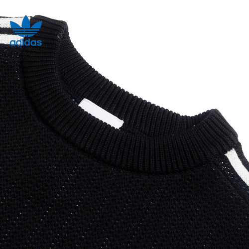 滔搏adidas阿迪达斯三叶草男子PLAID SWEATER毛衣套头衫KC0110 - 图2