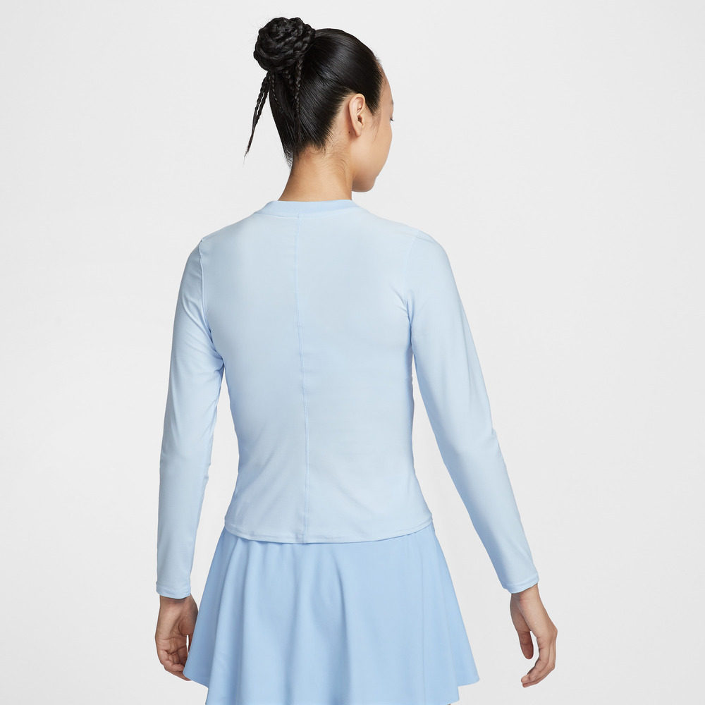 滔搏NIKE耐克Dri-FIT女子网球上衣运动长袖T恤针织衫FZ6738-441,淘宝优惠券,粉丝福利购,淘宝优惠卷