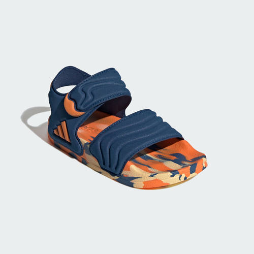 滔搏adidas阿迪达斯儿童魔术贴舒适百搭运动休闲凉鞋JS2516 - 图1