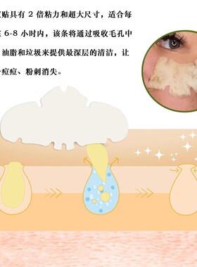 AUSLKA去黑头鼻贴收缩毛孔