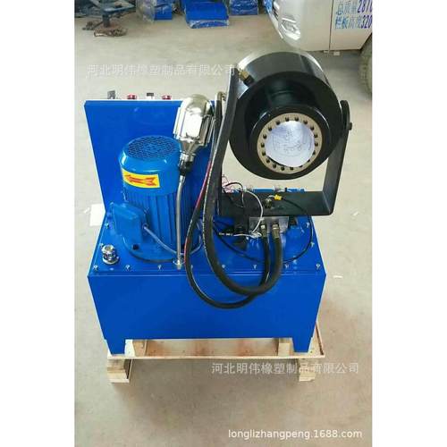 供应立式压管机 钢管缩管机 40 48脚手架管缩头机，大棚管缩头机 - 图1