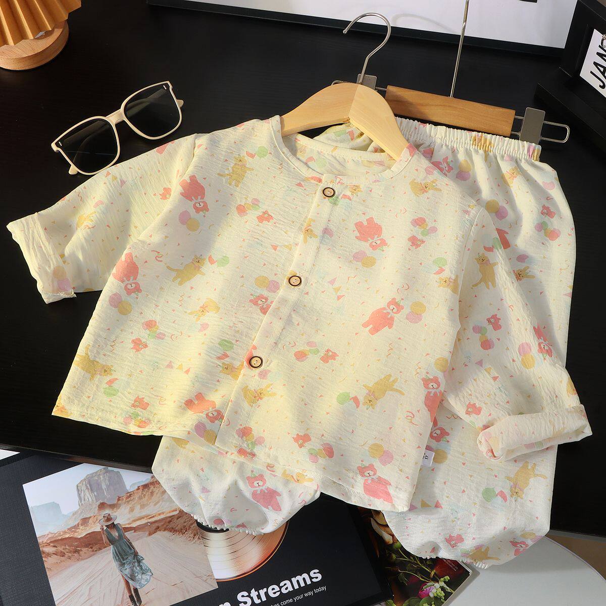 儿童成人睡衣套装家居服