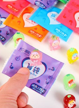盲袋惊喜拆迷你水果崽崽卡通潮玩儿童礼物桌面装饰摆件树脂配件
