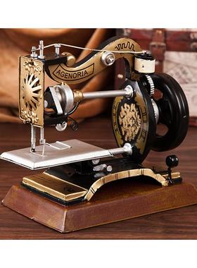复古老式缝纫机模型 家居软装饰品摆件 服装店摆设 橱窗陈列道具