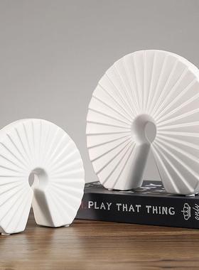 简约现代几何抽象艺术摆件北欧办公室客厅电视柜书柜家居软装饰品