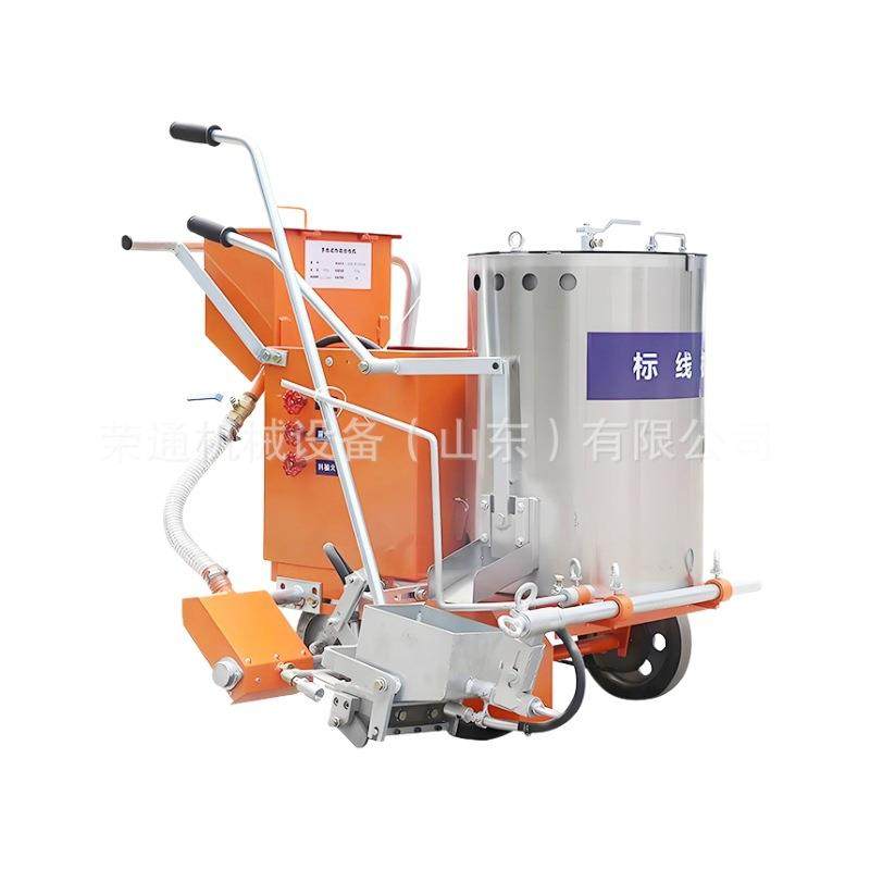 马路划线机厂家直销喷漆手推式一体画线车热熔冷喷小型道路标线机,淘宝优惠券,粉丝福利购,淘宝优惠卷
