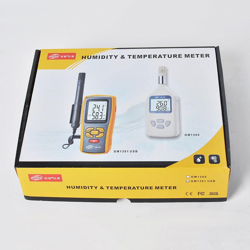 厂家非接触式GM1361工业级测温湿仪温度湿度计数值锁定 - 图2