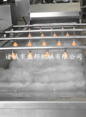 全自动蔬菜气泡清洗机 预制菜加工成套设备 莴笋茄子喷淋清洗机