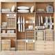 Clothes and pants storage artifact Home wardrobe layered storage box Clothes organization box Drawer type partition storage rack