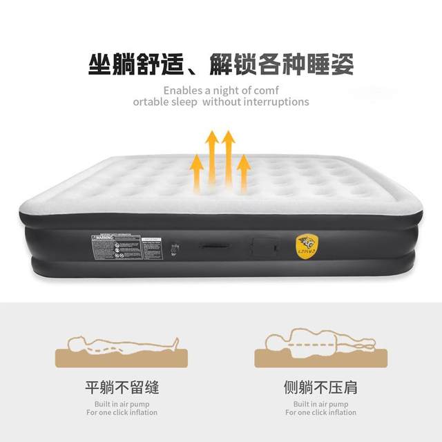 Inflatable mattress home inflatable single double household floor bed sleeping mattress folding air mattress small apartment bed