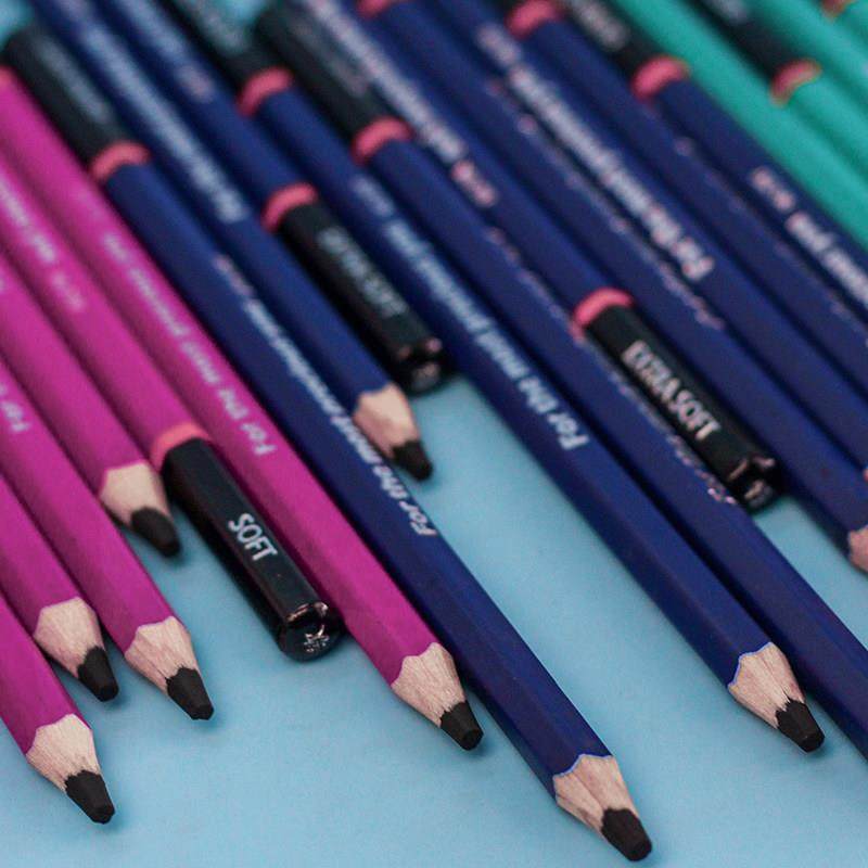 瑞萌特素描笔美术生专用软炭素描速写碳笔软碳超软中硬14B绘画 画,淘宝优惠券,粉丝福利购,淘宝优惠卷