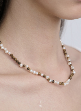 子休沉香珍珠项链马年本命年女