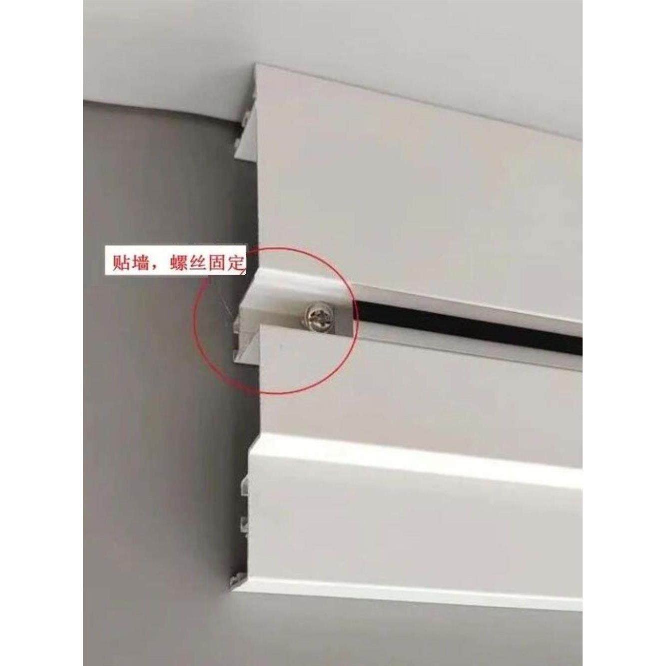 明装免吊顶铝合金角线灯双眼皮一体线型灯槽天花客厅侧发光线条灯,淘宝优惠券,粉丝福利购,淘宝优惠卷