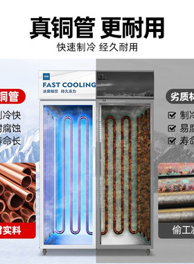 喜莱盛展示柜冷藏保鲜柜商用饮料柜便利店冰箱水果超市冰柜啤酒