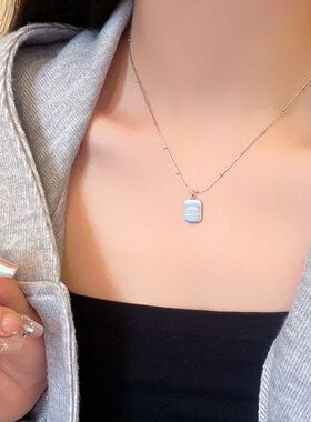 日常配饰项链简约毛衣链甜酷恤