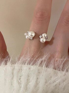 女款党锆石学生轻奢高级设计食指