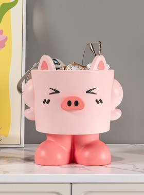 小怪兽钥匙收纳玄关摆件入户门口鞋柜客厅家居装饰品乔.迁新居礼