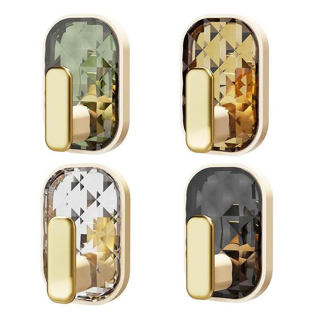 Light luxury household storage hook without hole punching multi-functional clothes hook door sticky hook masonry wardrobe rack