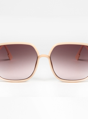 VVS眼镜墨镜太阳镜大框百搭简约款渐变色方形框玳瑁色黑色SOSTE