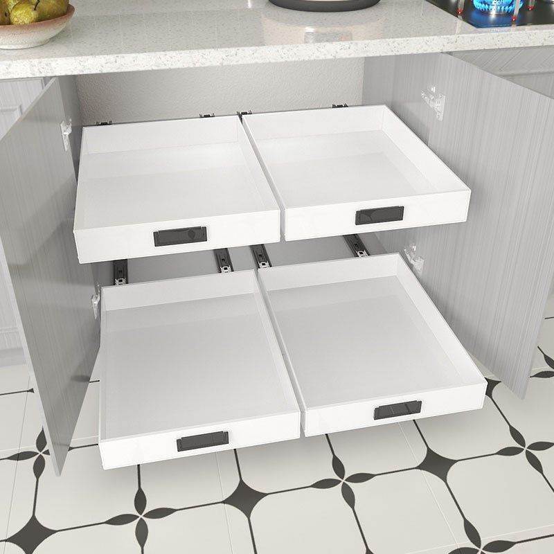 环保厨房超深柜i改造抽屉托盘衣柜橱柜子带轨道分层收纳盒全PP材,淘宝优惠券,粉丝福利购,淘宝优惠卷