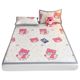 Cool mat summer ice silk bed sheet three-piece set v student dormitory single summer machine wash ice mat can be washed