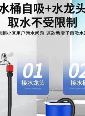 高压水枪22增压新型电动家用水泵洗0v刷车洗车机地清洗机