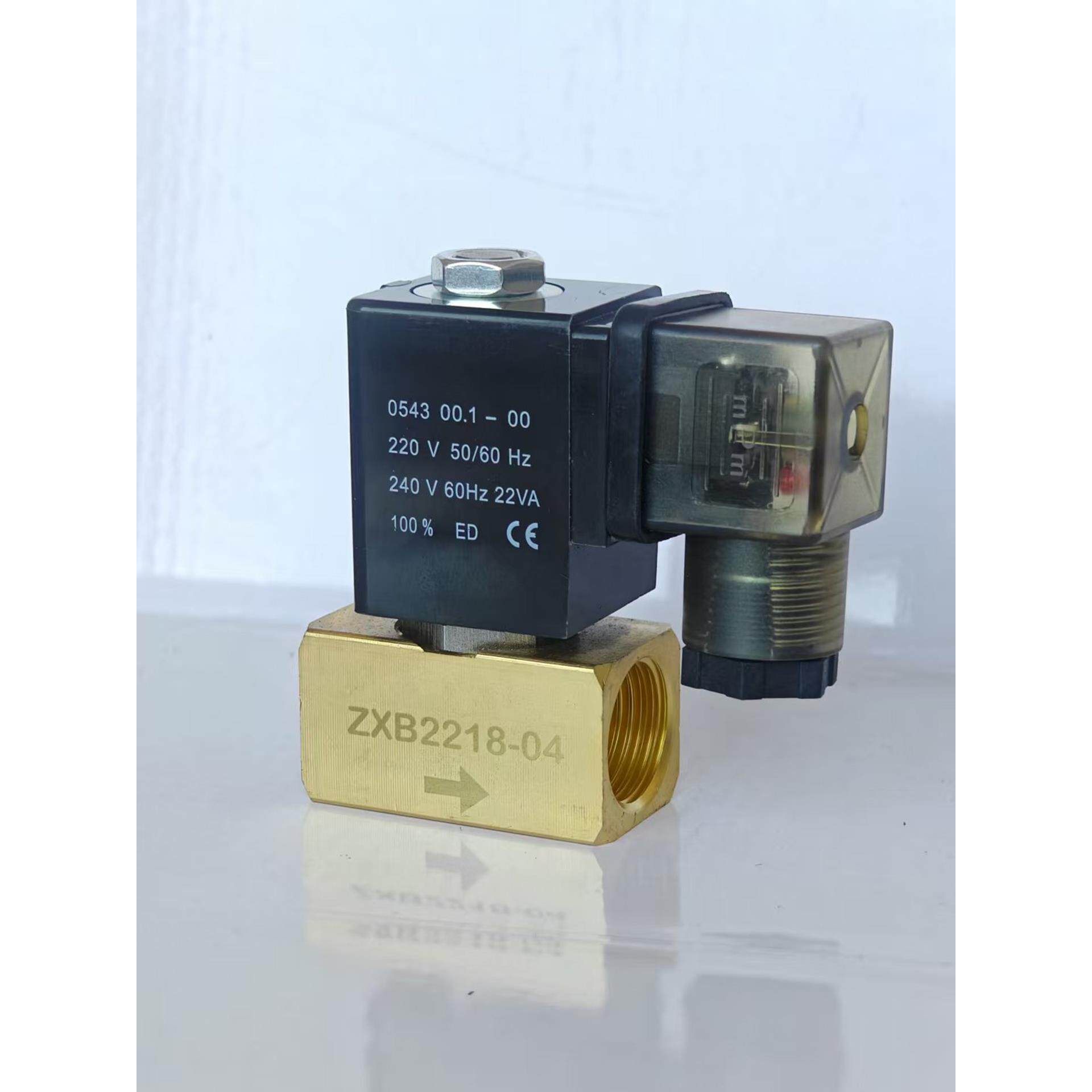 0545小型二位两通高压电磁阀常闭耐压8Mpa水阀气阀AC220VDC24V - 图0